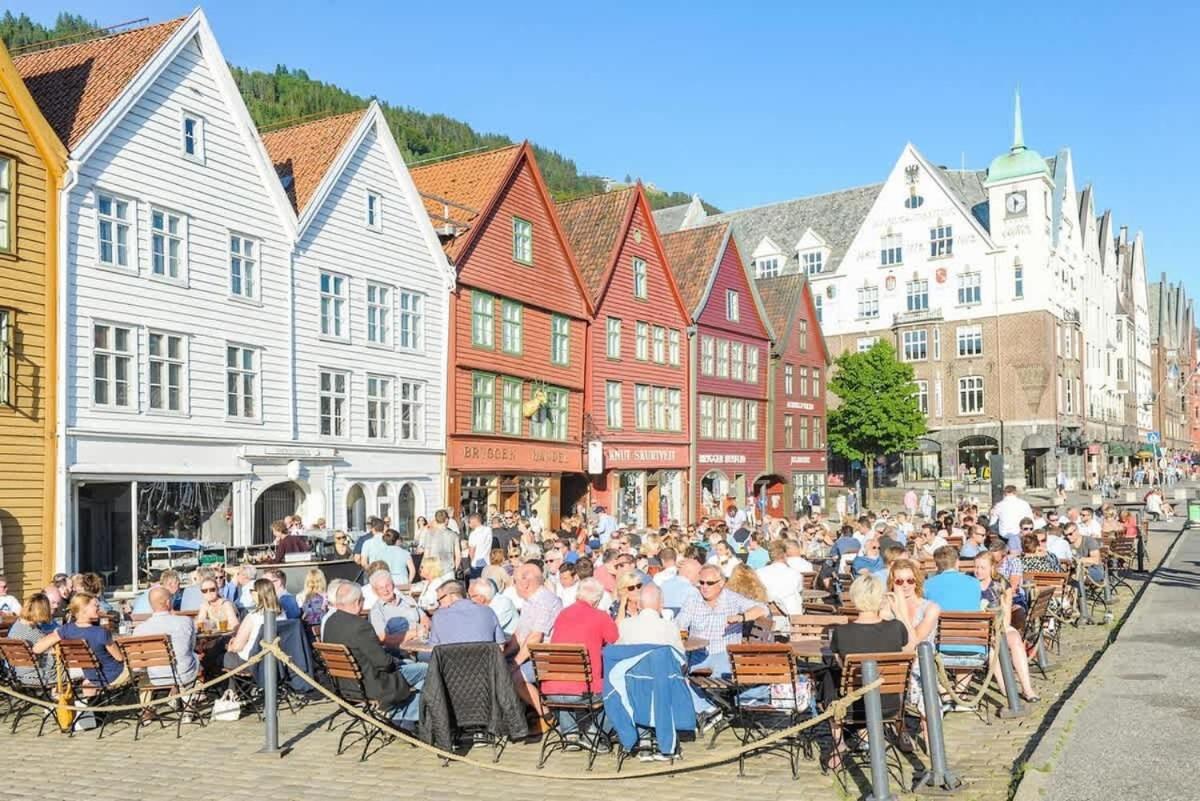 Dinbnb Apartments Bryggen เบอร์เกน ภายนอก รูปภาพ